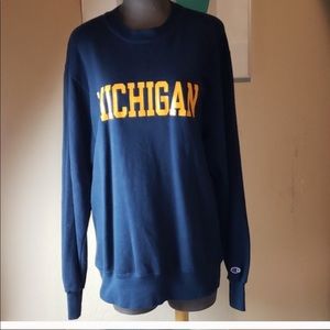 [Vintage] 1980s Champion Michigan Sweatshirt